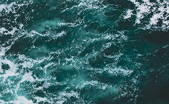 aerial view of ocean